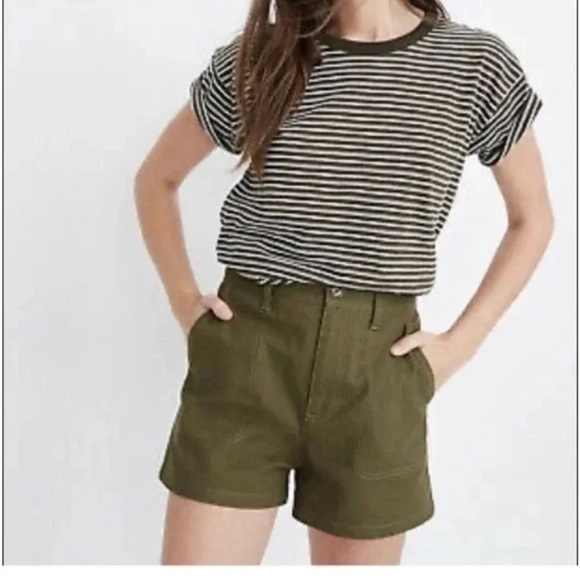 Madewell Camp Shorts - Size Large - Picture 2 of 6